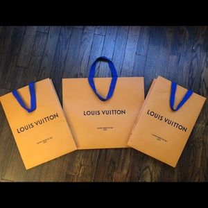 LV shopping bags bundle